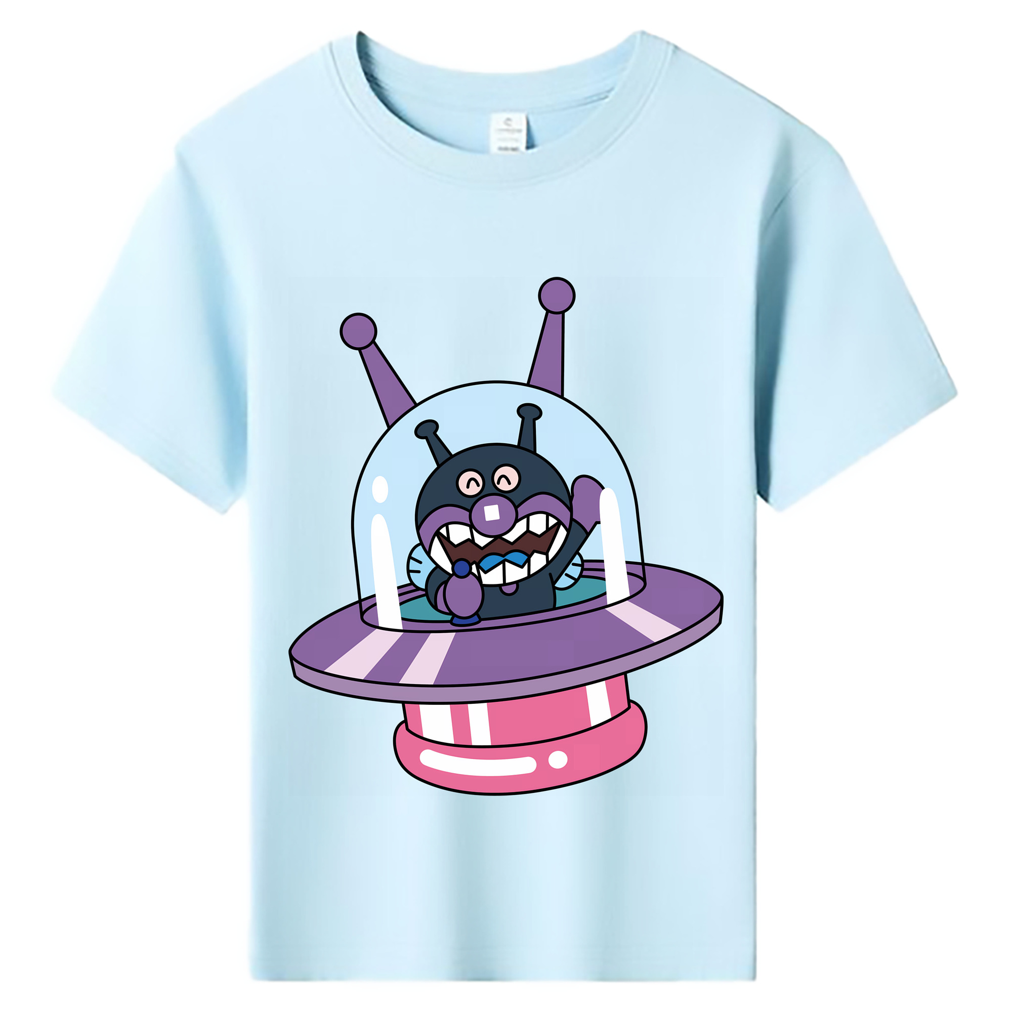 （画像用） アンパンマン Anpanman 綿100％キッズTシャツ（フロントプリント）